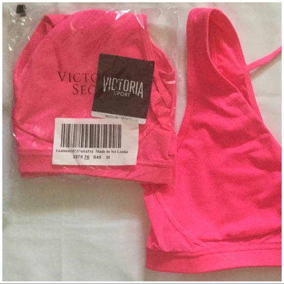 Victoria’s Secret Double-V Sport Bra Pink - Picture 3 of 3